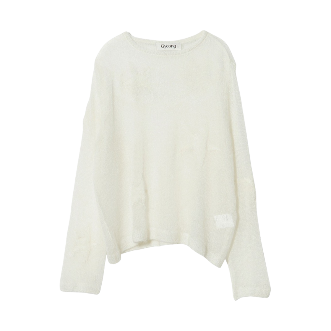 GY31MK02IV00 Gyeong Star Mohair Knit Sweater Ivory
