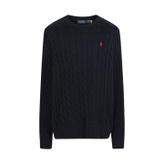 [30%적립] Polo Ralph Lauren Cable Knit Cotton Sweater Hunter Navy