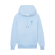 AMI de Coeur Tone-On-Tone Hoodie Sky Blue - 22SS