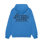 Stussy Ist Pigment Dyed Hoodie Blue