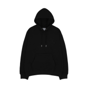 Wooyoungmi Cotton Pyramid Back Logo Hooded Sweatshirt Black - 23SS