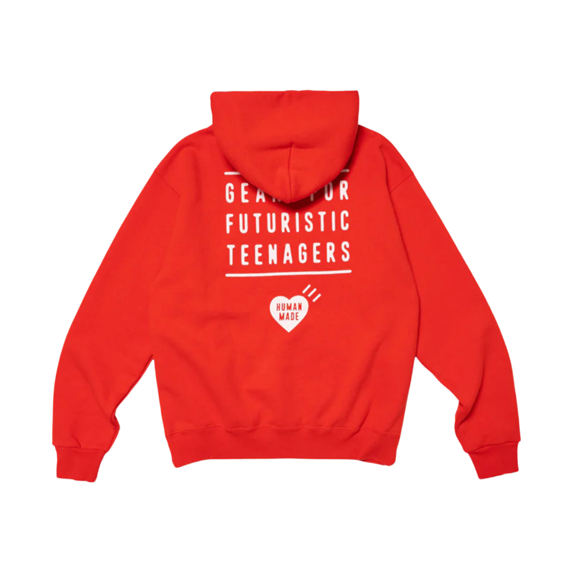 휴먼 메이드 스웨트 후드 #2 레드(Human Made Sweat Hoodie #2 Red) - 2
