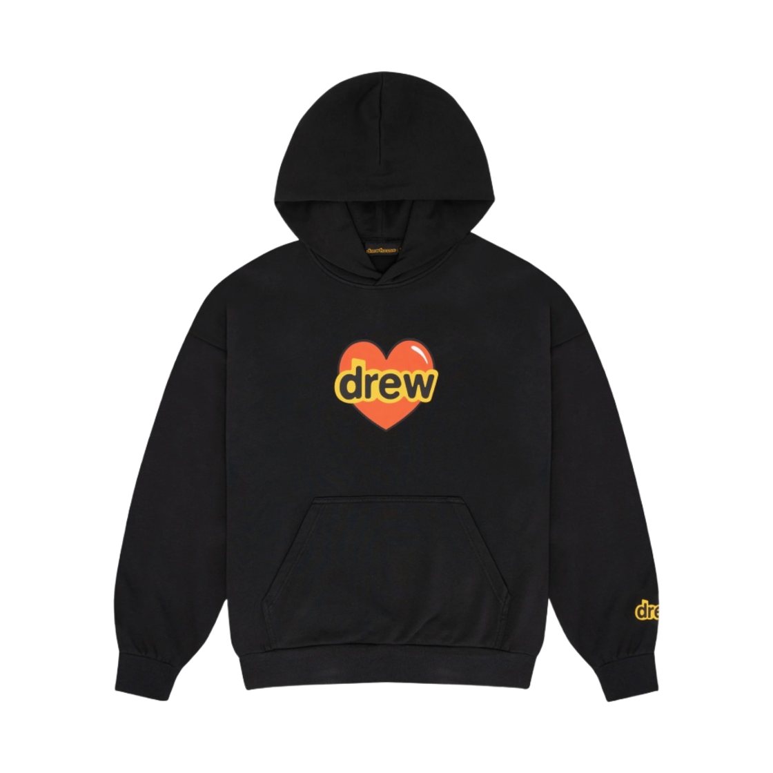 드류 하우스 아이 러브 드류 후드 블랙(Drew House I Love Drew Hoodie Black)