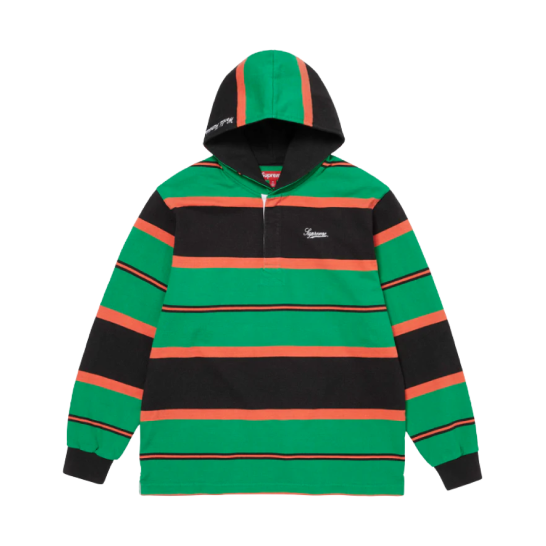 슈프림 후드 럭비 그린 - 24FW(Supreme Hooded Rugby Green - 24FW) - 2
