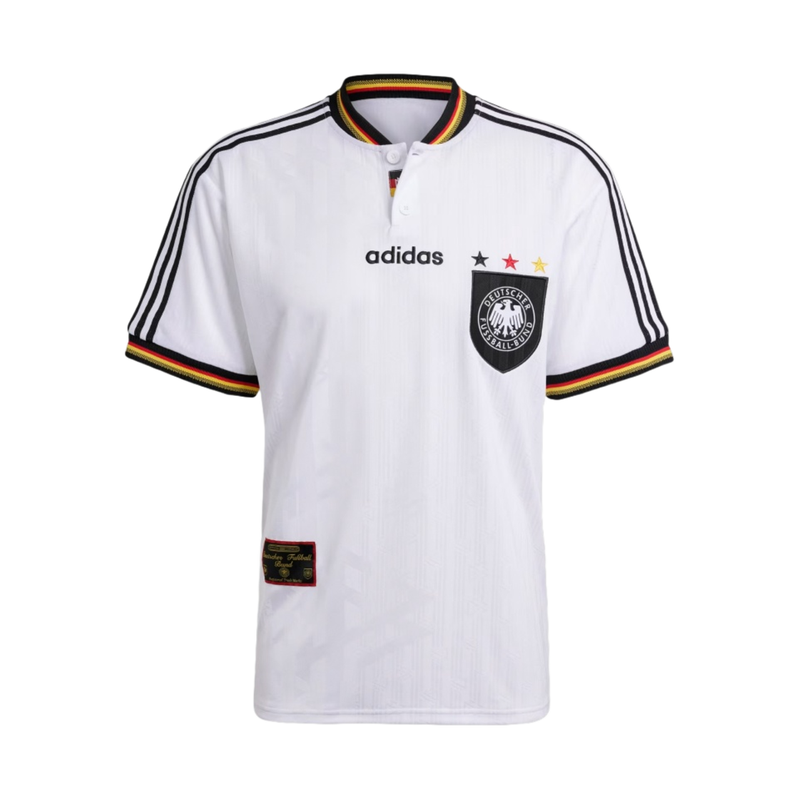 아디다스 독일 1996 홈 저지 화이트 - US 사이즈(Adidas Germany 1996 Home Jersey White - US Sizing) - 1