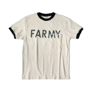 Kapital 18.5 Tenjiku Ringer Pocket T-Shirt Farmy Kinari