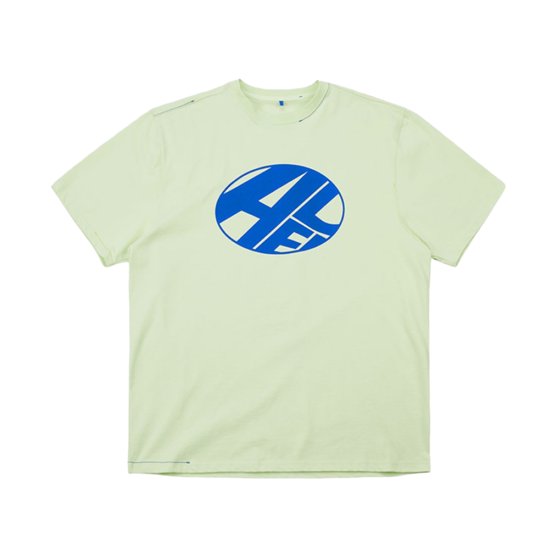 BLASSHT07YG Ader Error Distort B Logo T-Shirt Yellow Green
