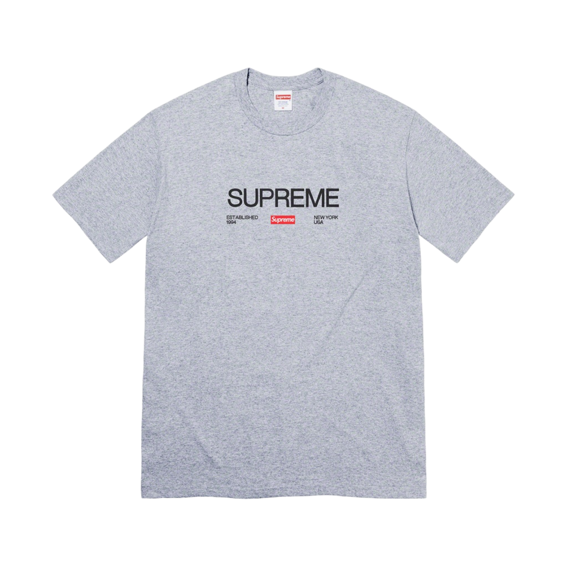 슈프림 Est. 1994 티셔츠 헤더 그레이 - 21FW