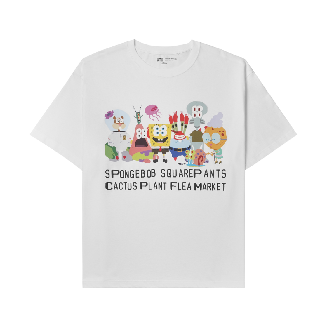 유니클로 UT x CPFM x 스폰지밥 그래픽 티셔츠 A 화이트 - KR(Uniqlo UT x CPFM x SpongeBob Graphic T-Shirt A White - KR)