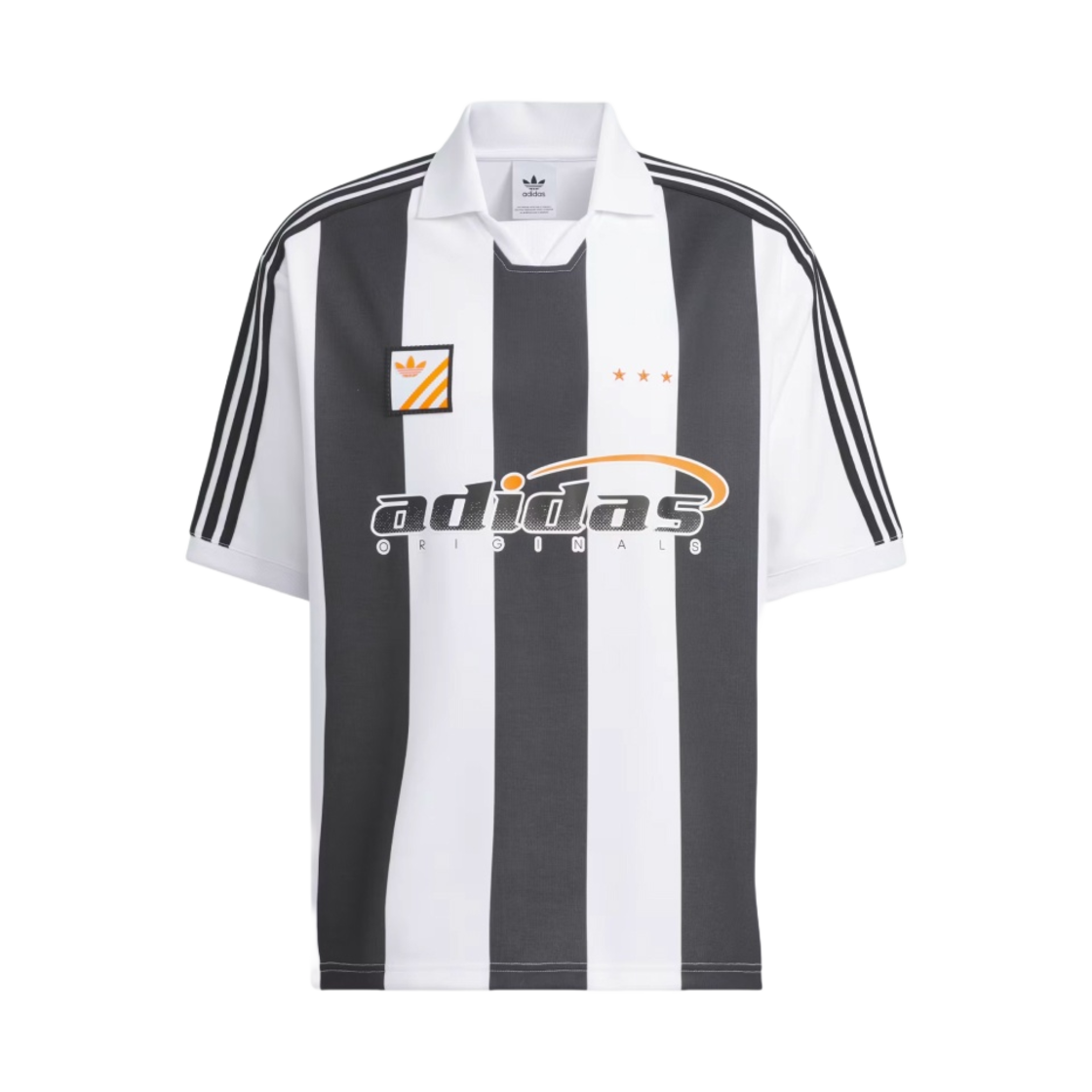 아디다스 트레포일 로고 플레이 풋볼 그래픽 숏슬리브 폴로 티셔츠 화이트 - KR 사이즈