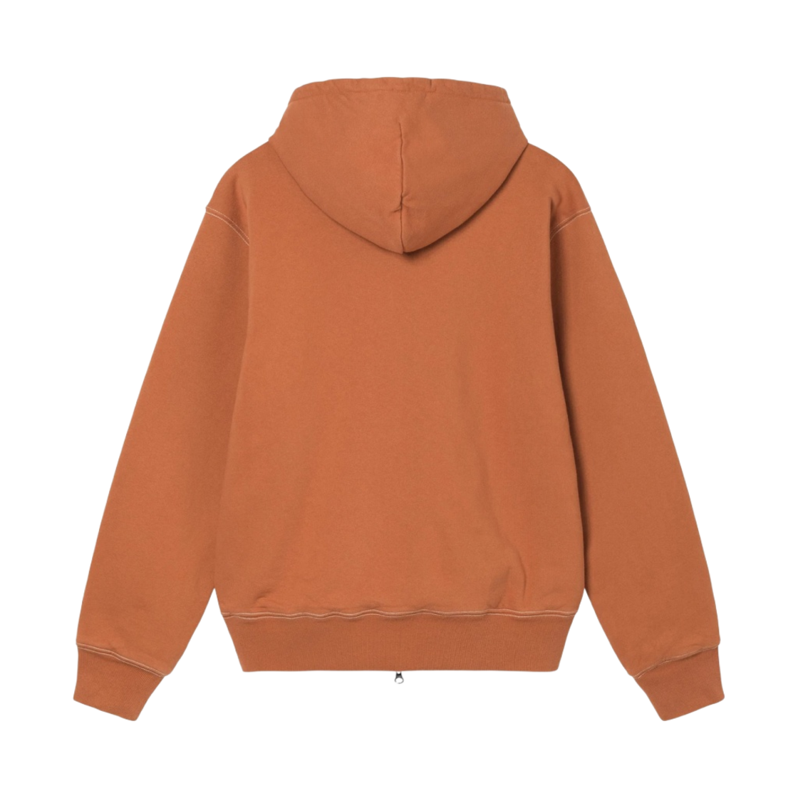 스투시 더블 페이스 라벨 집업 후드 오커(Stussy Double Face Label Zip Hoodie Ochre) - 2