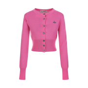 (W) Vivienne Westwood Bea Crop Cardigan Fuchsia
