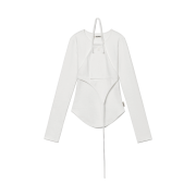 (W) Glowny Blake Panel Layered Long Sleeve Ivory
