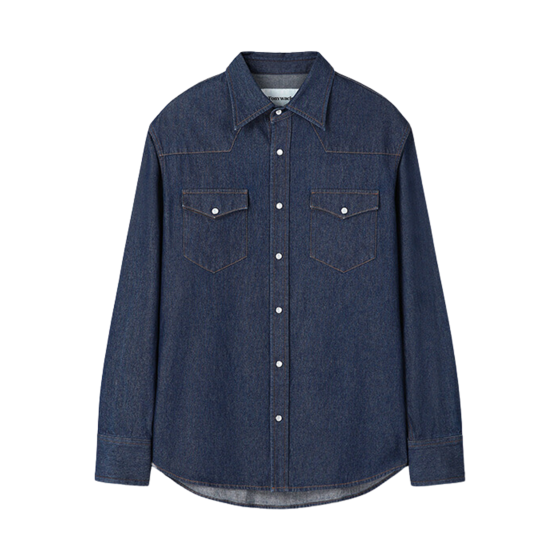 토니웩 린스드 데님 웨스턴 셔츠 인디고(Tonywack Rinsed Denim Western Shirt Indigo) - 1