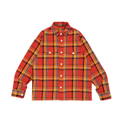 Human Made Check Shirt Orange