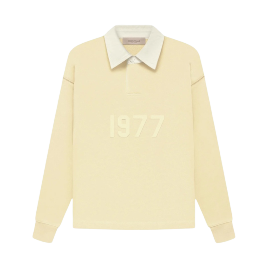 (키즈) 에센셜 1977 헨리 럭비 롱슬리브 폴로 카나리 - 22FW((Kids) Essentials 1977 Henley Rugby Long Sleeve Polo Canary - 22FW) - 1