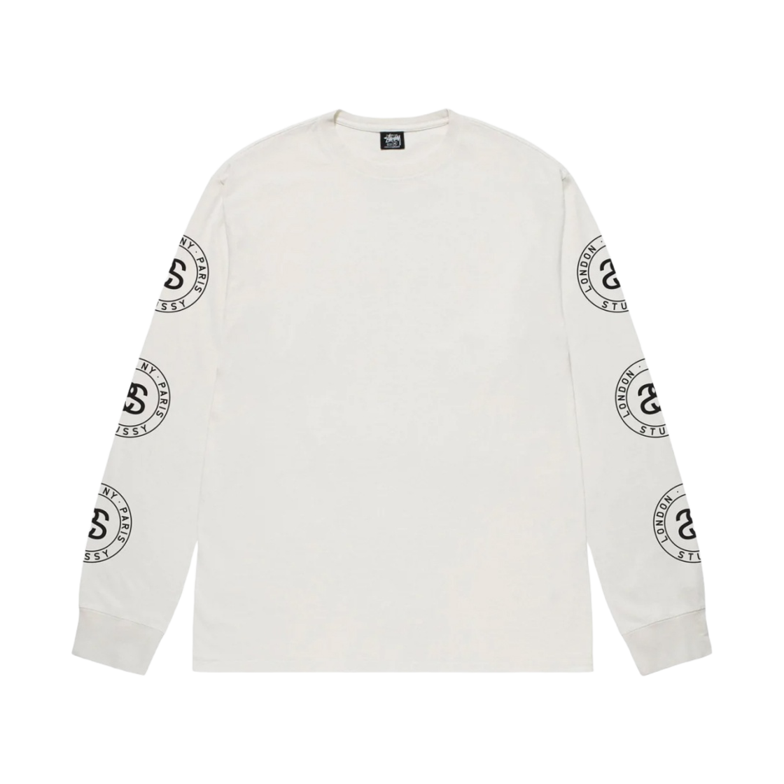 스투시 씰 피그먼트 다이드 롱슬리브 티셔츠 내츄럴(Stussy Seal Pigment Dyed LS T-Shirt Natural) - 1