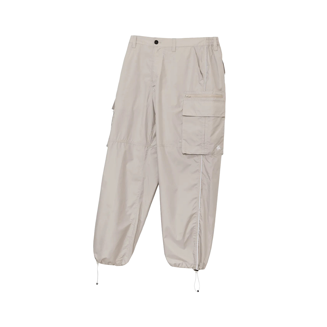 PD05PT2001BE Phyps Dept Piping Cargo Pants Green Beige