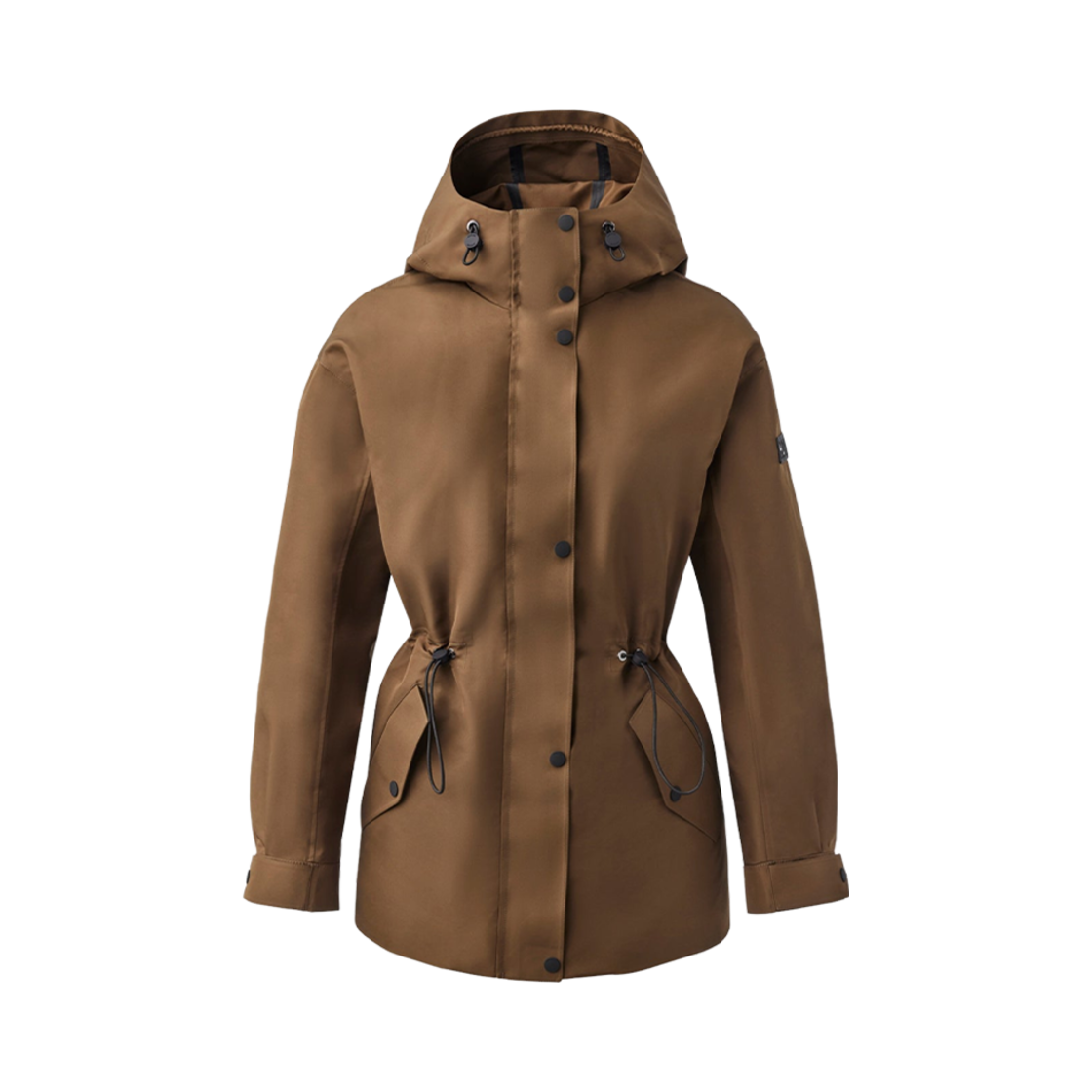 (W) 맥카지 캐리 숏 투인원 레인 파카 리무버블 라이너 아미((W) Mackage Carrie Short 2-In-1 Rain Parka With Removable Liner Army)
