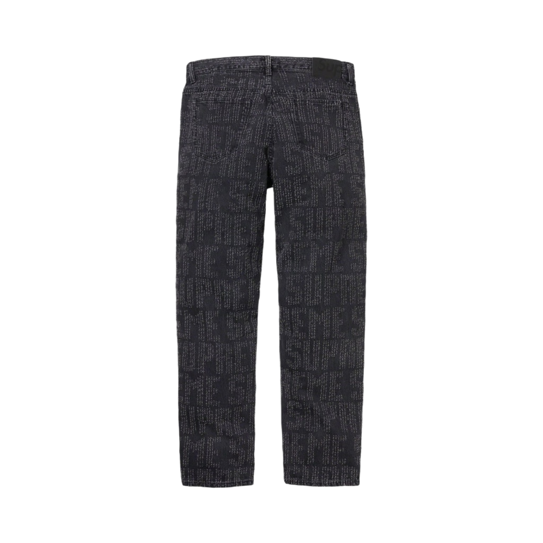 슈프림 니들 펀치 레귤러 진 워시드 블랙 - 23FW(Supreme Needle Punch Regular Jean Washed Black - 23FW) - 2