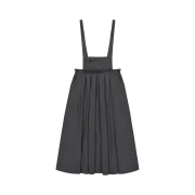 FLETTA Pintuck Overall Skirt Gray