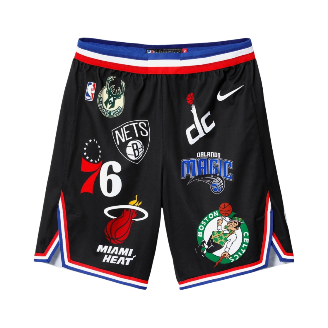 슈프림 x 나이키 NBA 팀 어센틱 쇼츠 블랙 - 18SS(Supreme x Nike NBA Teams Authentic Shorts Black - 18SS) - 1