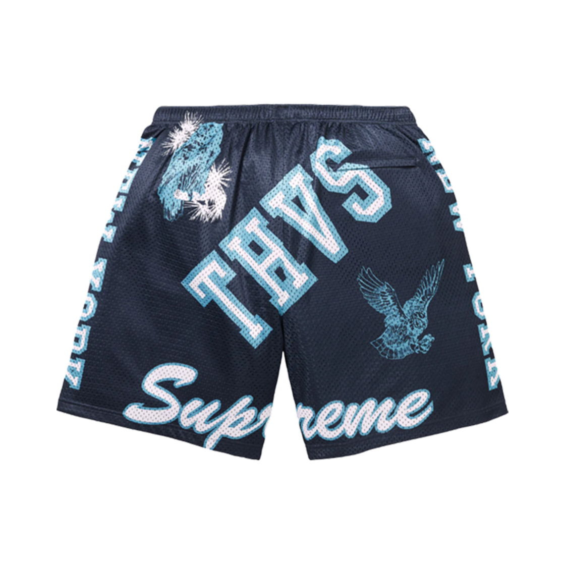 シュプリーム　varsity mesh short Supreme Varsity Mesh Short Navy Men's - SS25 - US