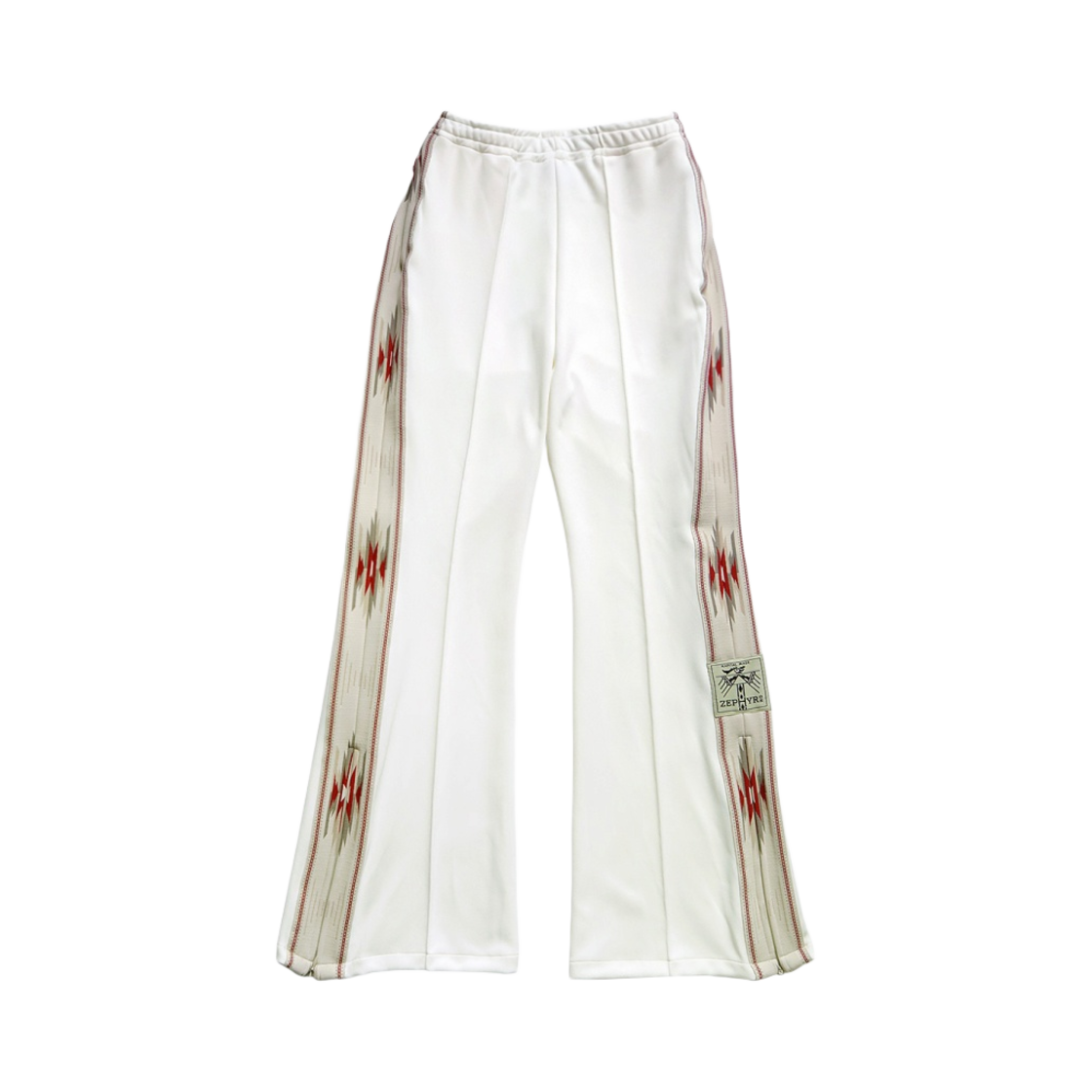 캐피탈 스무스 저지 코치 & 제피르 사이드라인 트랙 팬츠 화이트(Kapital Smooth Jersey Kochi & Zephyr Sideline Track Pants White) - 1