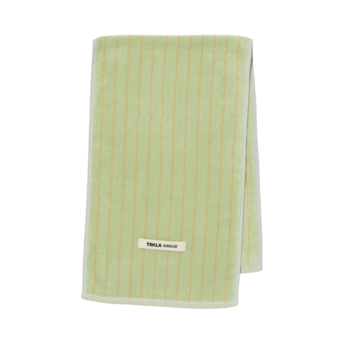테클라 x 오라리 온센 타월 라이트 모스 스트라이프(Tekla x Auralee Onsen Towel Light Moss Stripes)