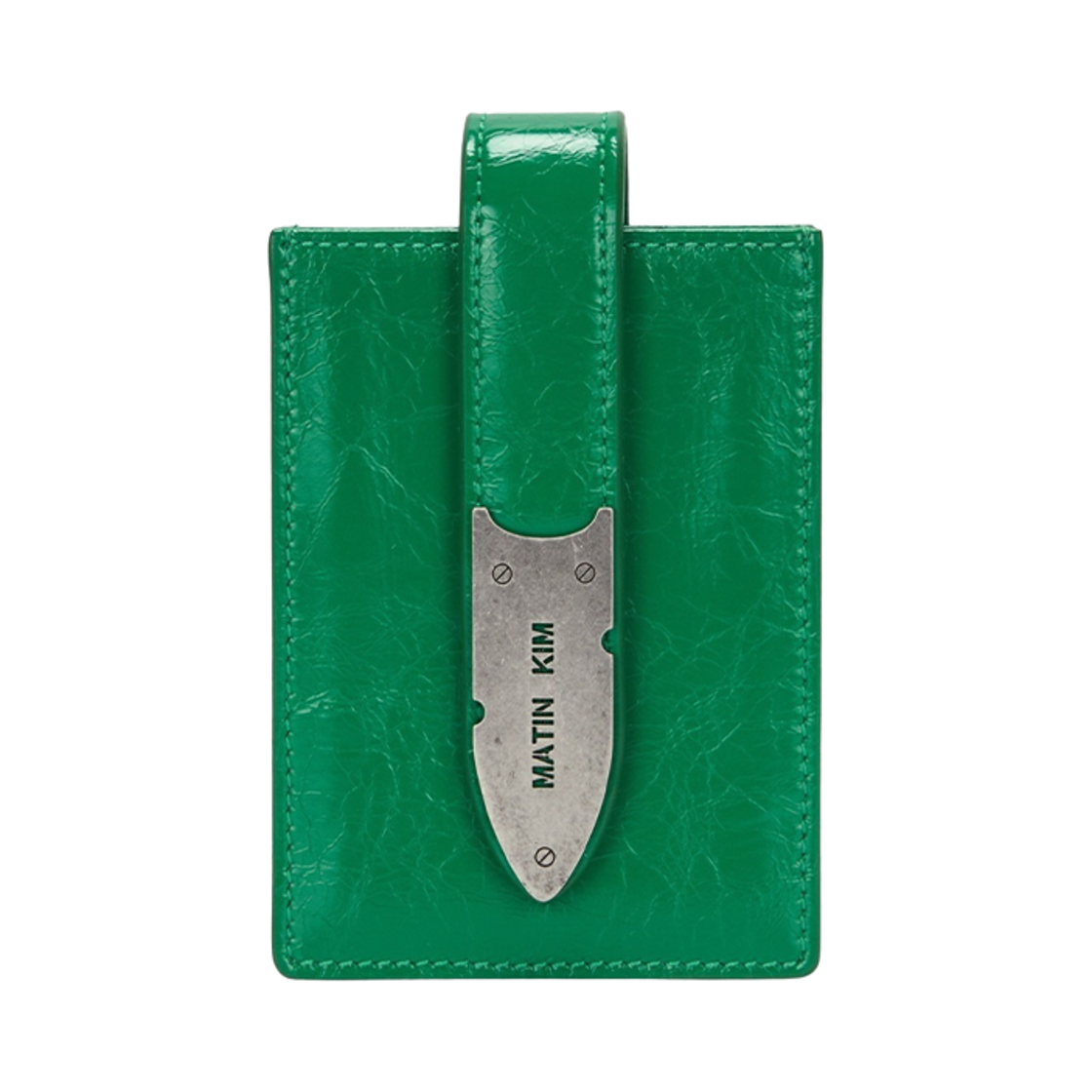 마뗑킴 아코디언 네클리스 지갑 그린(Matin Kim Accordion Necklace Wallet Green)