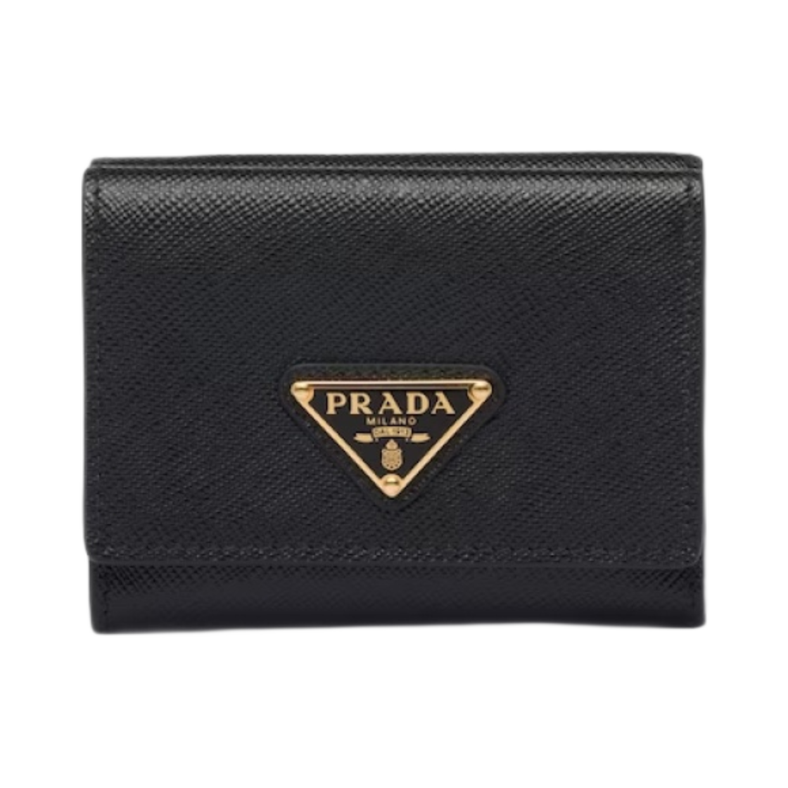 프라다 스몰 사피아노 레더 지갑 블랙(Prada Small Saffiano Leather Wallet Black) - 1