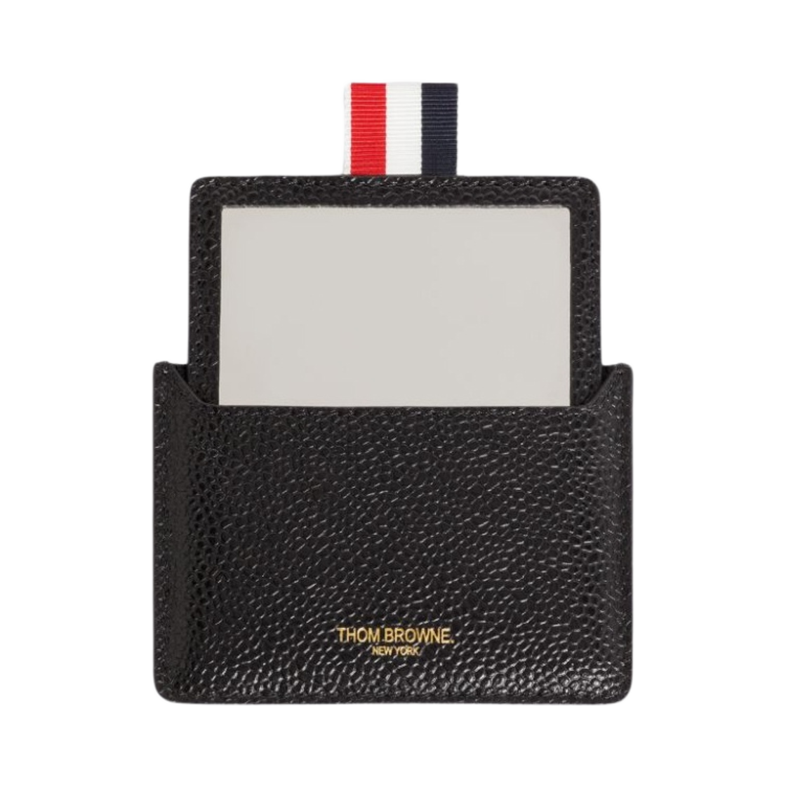 톰브라운 페블 그레인 레더 미러 케이스 블랙(Thom Browne Pebble Grain Leather Mirror Case Black) - 2