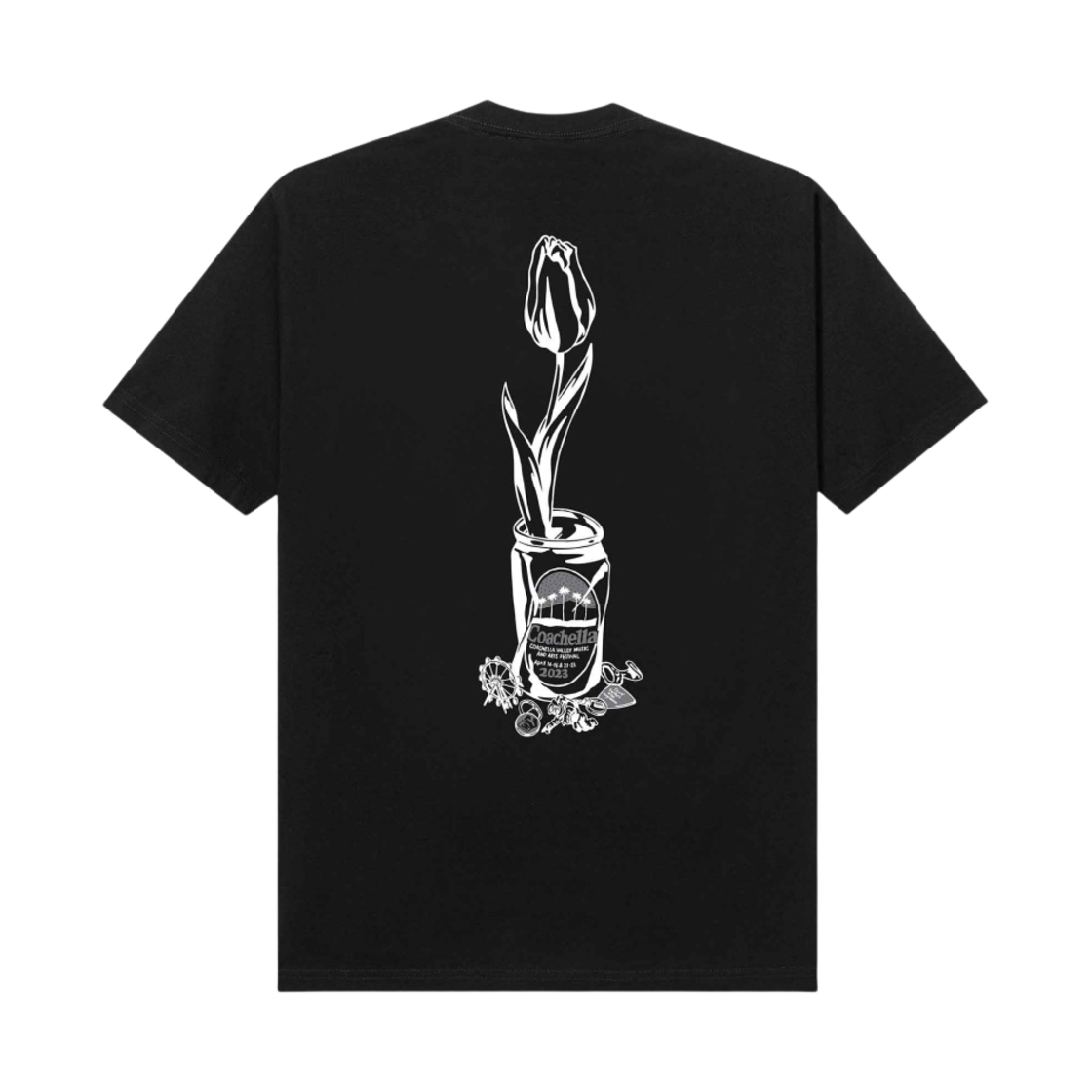베르디 x 코첼라 걸스 돈 크라이 WY 티셔츠 블랙(Verdy x Coachella Girls Don't Cry WY T-Shirt Black) - 2