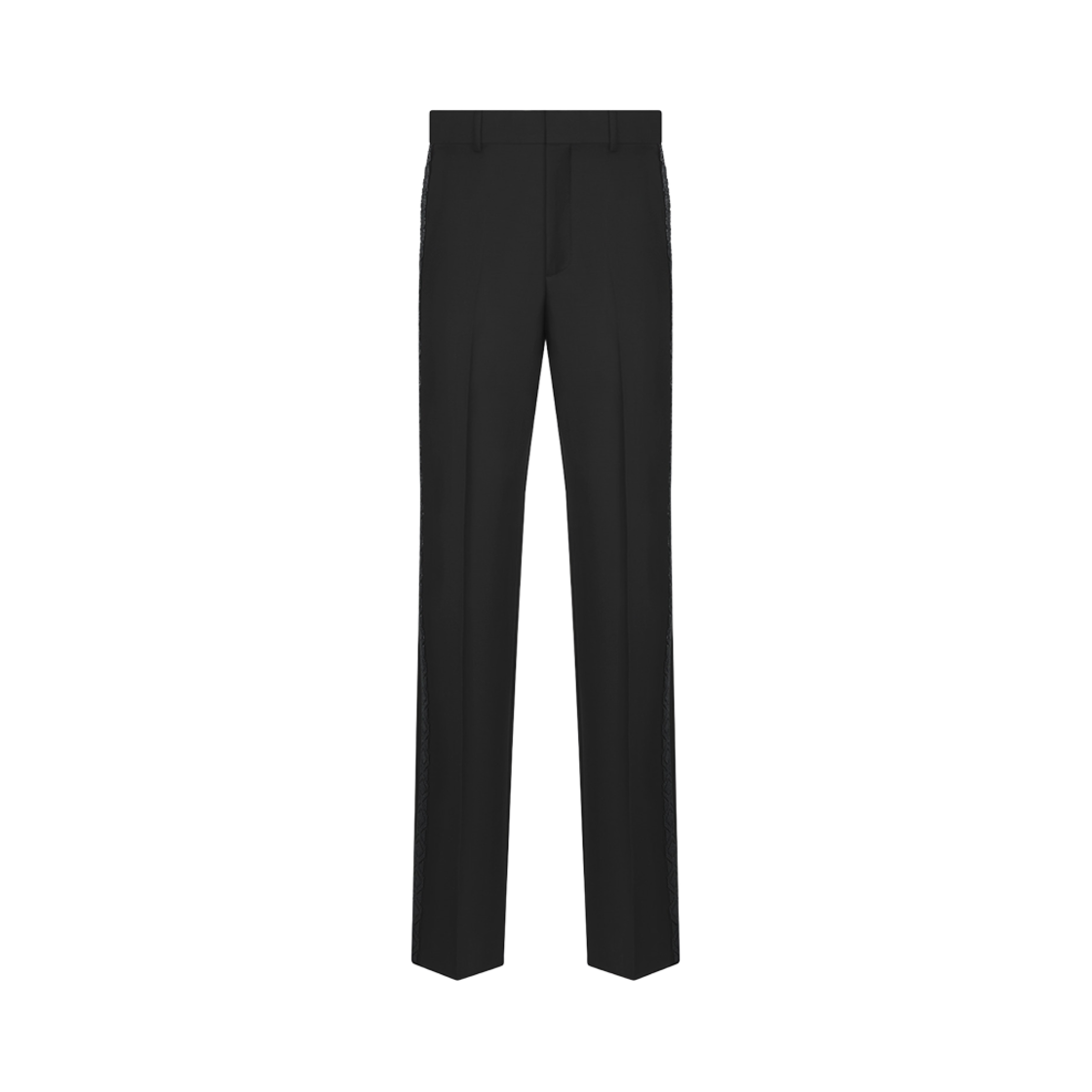 디올 울 모헤어 실크 트윌 팬츠 블랙(Dior Wool Mohair Silk Twill Pants Black) - 1