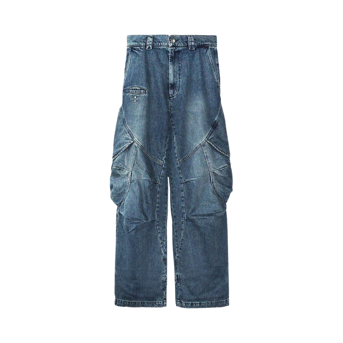 이그노타 코어:6 워시드 카고 팬츠 블루