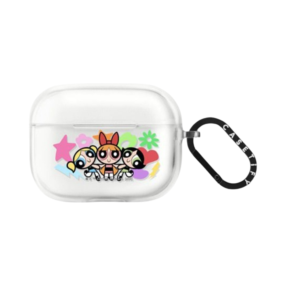케이스티파이 x 파워퍼프걸 아이콘 에어팟 프로 2세대 임팩트 케이스 프로스트 화이트(Casetify x The Powerpuff Girls Icons AirPods Pro 2nd Gen Impact Case Frost White) - 1