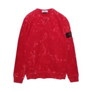 Stone Island 61538 Off-Dye Treatment Crewneck Sweatshirt Cyclamen - 22SS