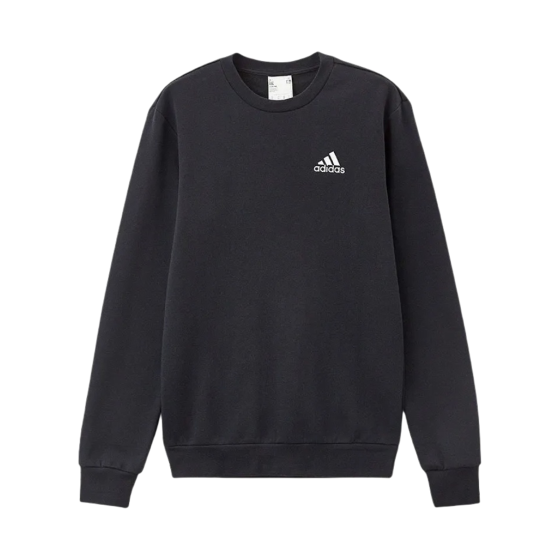 아디다스 에센셜 플리스 스웨트셔츠 블랙 - KR 사이즈(Adidas Essential Fleece Sweatshirts Black - KR Sizing)