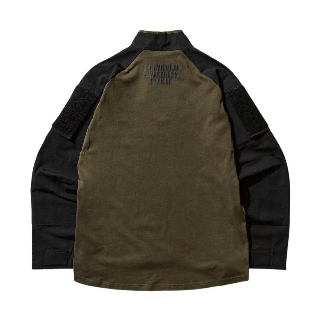 엄브로 x 슬램잼 택티컬 하프 집 스웨트셔츠 블랙 아미 그린(Umbro x Slam Jam Tactical Half Zip Sweatshirt Black Army Green) - 2