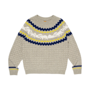 Human Made Nordic Jacqurd Knit Sweater Gray