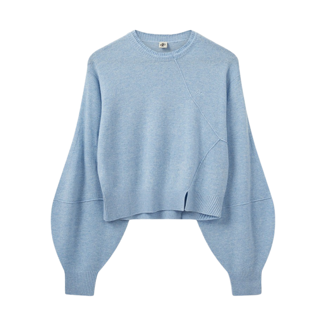 KW4AKNPTG06LB The Garment Women Como Neck Sweater Light Blue