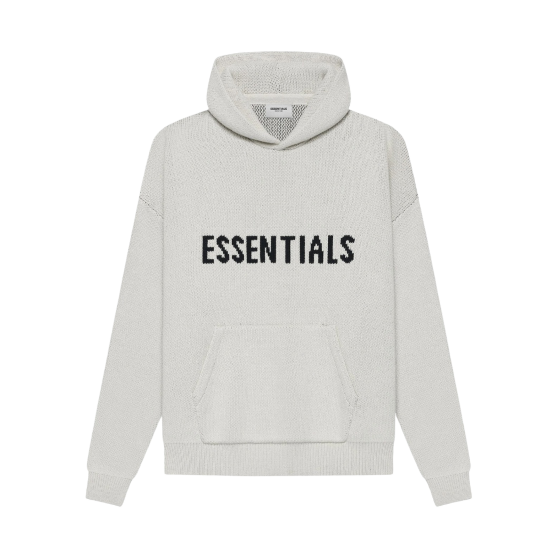 에센셜 니트 풀오버 후드 오트밀 - 21SS