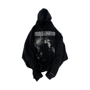 Project G/R Mind Slaughter Vintage Washeed Hoodie Black