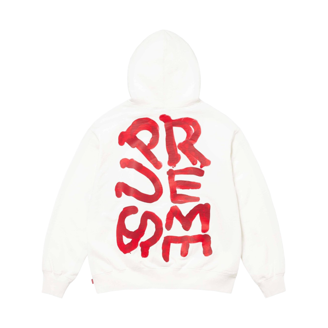 슈프림 페인트 후드 스웨트셔츠 화이트 - 24SS(Supreme Paint Hooded Sweatshirt White - 24SS)