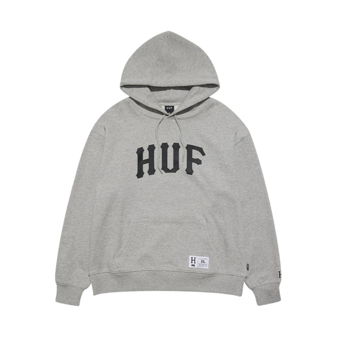 허프 아치 로고 후디 V2 그레이 블랙