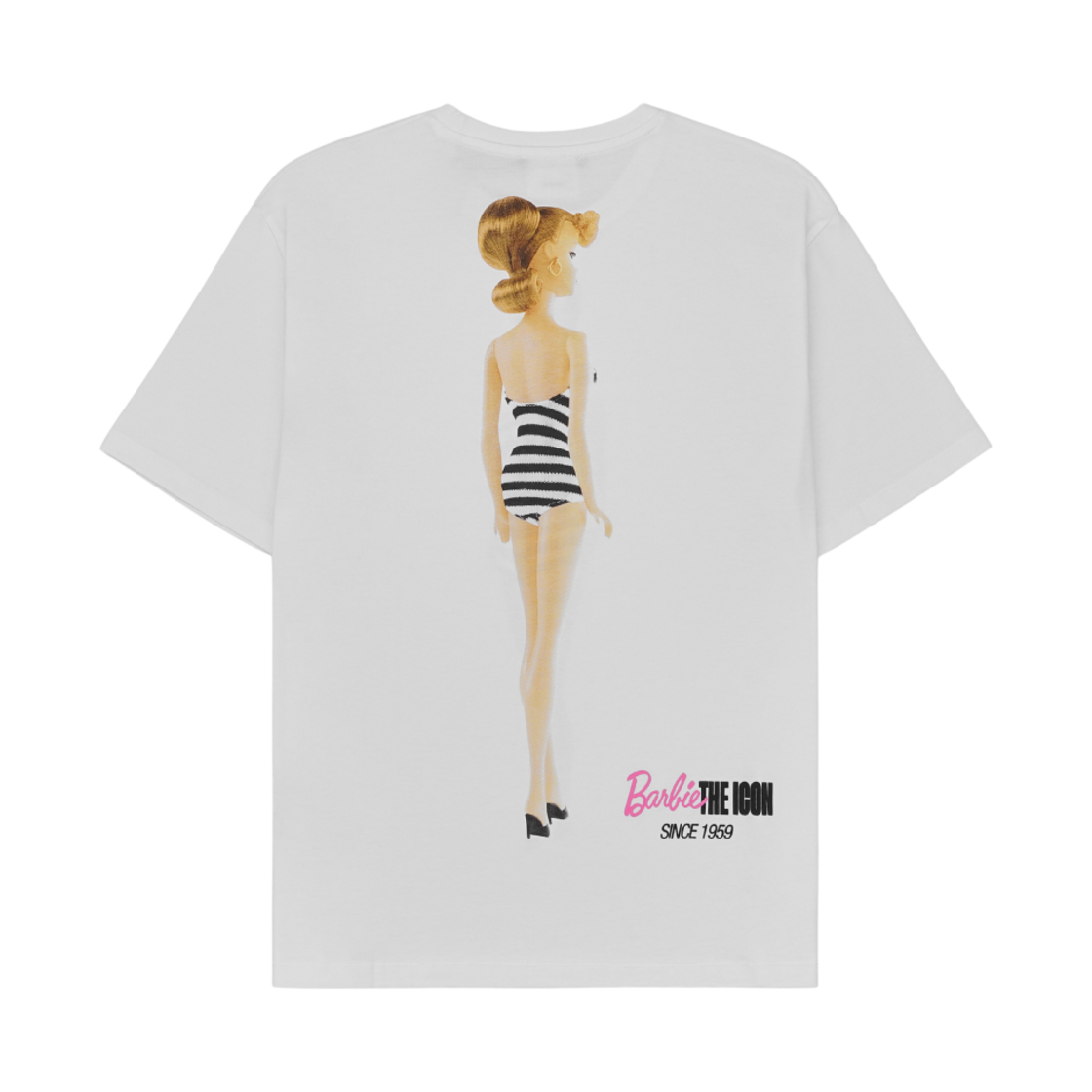 (W) 자라 x 바비 매텔 티셔츠 화이트((W) Zara x Barbie Mattel T-Shirt White) - 2