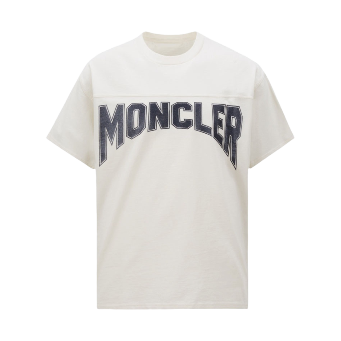 몽클레르 로고 티셔츠 오프 화이트 - 23SS(Moncler Logo T-Shirt Off White - 23SS) - 1
