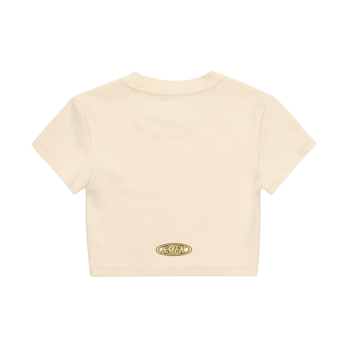 (W) 에스엠에프케이 컴퍼스 캠퍼스 댄스 클럽 크림 숏 티셔츠 크림((W) SMFK Compass Campus Dance Club Cream Short T-Shirt Cream) - 2