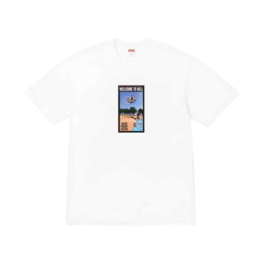 슈프림 x 토이 머신 피스트 티셔츠 화이트 - 24SS | Supreme | KREAM