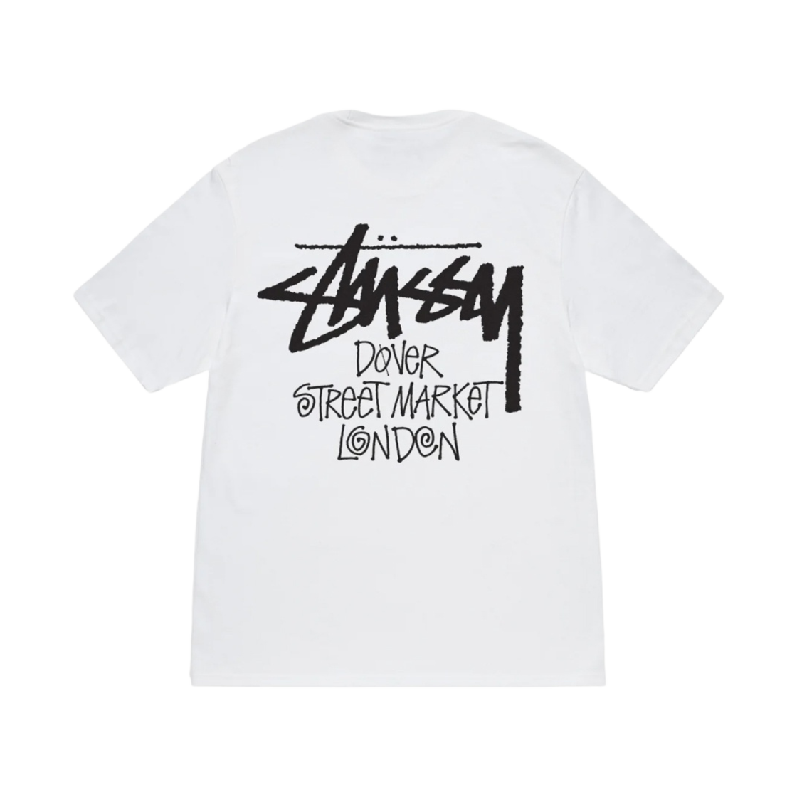 스투시 스탁 도버 스트리트 마켓 런던 티셔츠 화이트 2024